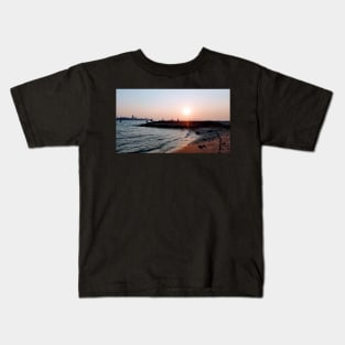 Pattaya Beach Thailand Sand and Sunset Kids T-Shirt